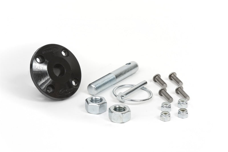 Load image into Gallery viewer, Daystar Hood Pin Kit Black Single Incl Polyurethane Isolator Pin Spring Clip and Related Hardware
