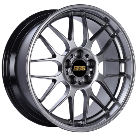 BBS RG-R 18x9.5 5x120 ET33 Diamond Black Wheel - 82mm PFS Required