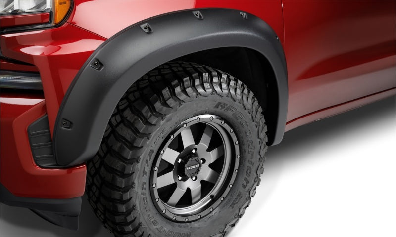 Load image into Gallery viewer, Bushwacker 07-14 GMC Sierra 2500 HD Forge Style Flares 4pc - Black
