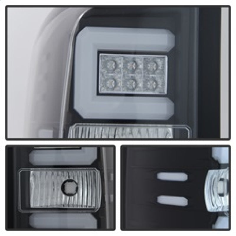 Load image into Gallery viewer, Spyder Chevy 1500 14-16 Light Bar LED Tail Lights Blk ALT-YD-CS14-LBLED-BK
