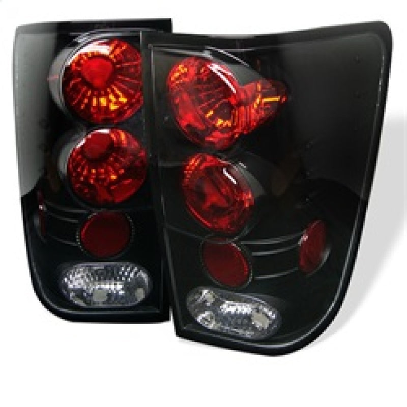 Load image into Gallery viewer, Spyder Nissan Titan 04-14 Euro Style Tail Lights Black ALT-YD-NTI04-BK
