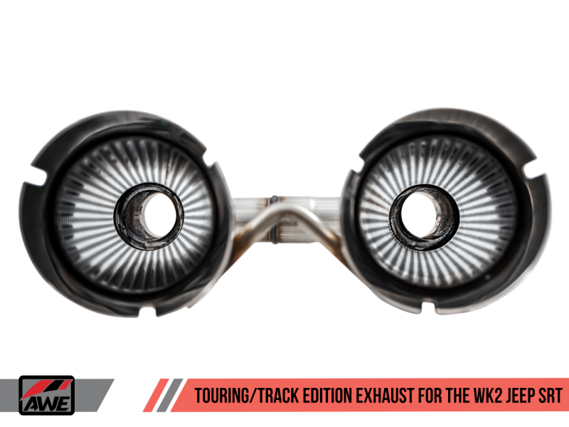 Load image into Gallery viewer, AWE Tuning 2020 Jeep Grand Cherokee SRT Touring Edition Exhaust - Diamond Black Tips
