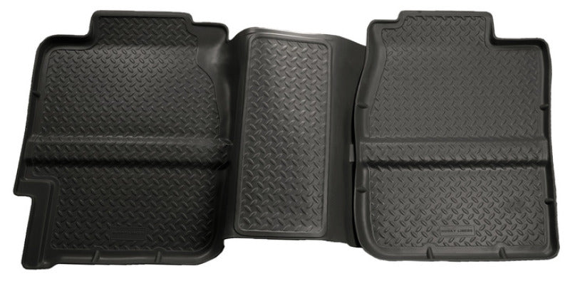 Load image into Gallery viewer, Husky Liners 99-06 Chevy Silverado/GMC Sierra (All Ext. Cab) Classic Style 2nd Row Black Floor Liner
