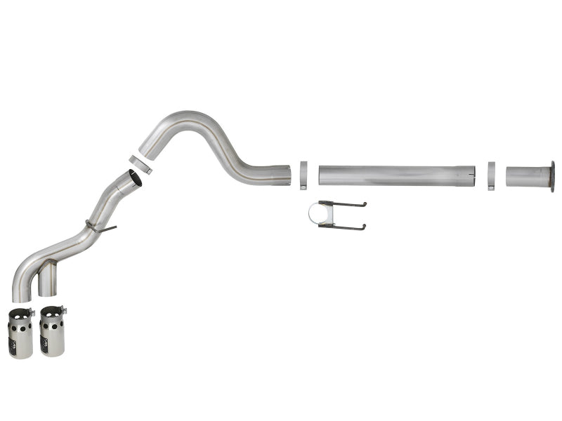 Load image into Gallery viewer, aFe Power 11-14 Ford F250/F350 6.7L Diesel Rebel XD 4in 409 SS DPF-Back Exhaust System - Pol Tips
