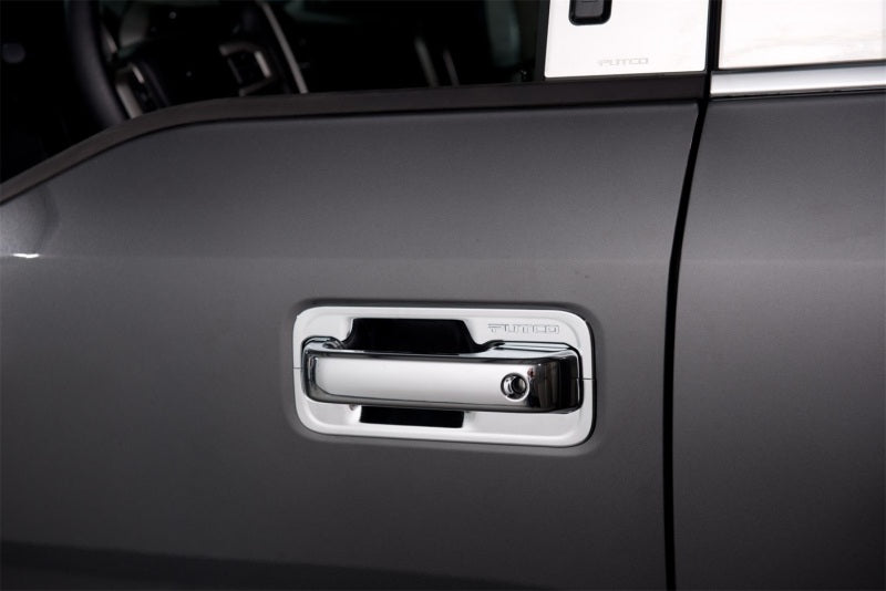 Load image into Gallery viewer, Putco 17-20 Ford SuperDuty Door Handle Covers (4DR) w/ Driver Keyhole (Covers Functional Sensors)
