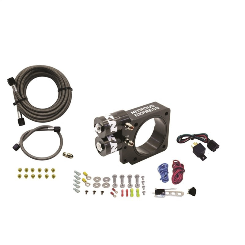 Load image into Gallery viewer, Nitrous Express 86-93 Ford Mustang GT 5.0L (Pushrod) Nitrous Plate Kit w/o Bottle
