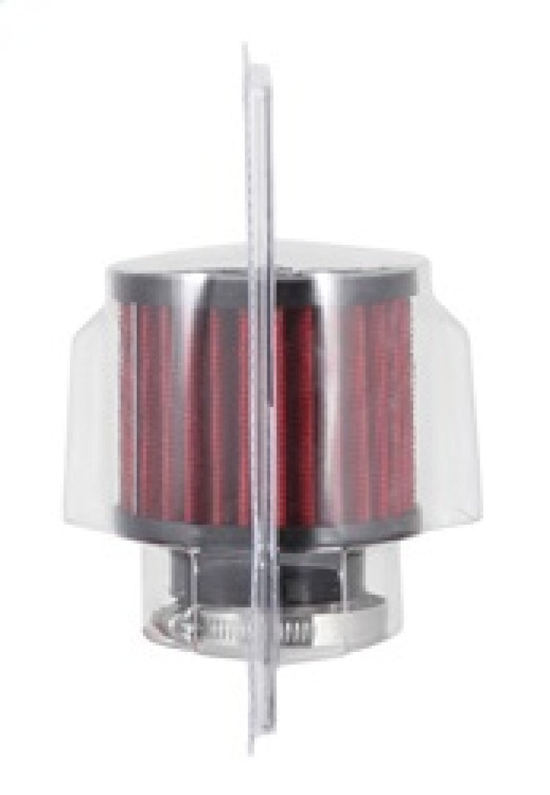 Load image into Gallery viewer, K&amp;N 1.5in Flange ID x 3in OD x 2.5in H Rubber Base Crankcase Vent Filter
