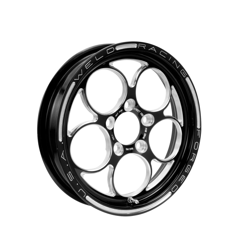 Load image into Gallery viewer, Weld Magnum 1-Piece 15x3.5 / 5x4.5 BP / 2.25in. BS Black Wheel - Non-Beadlock
