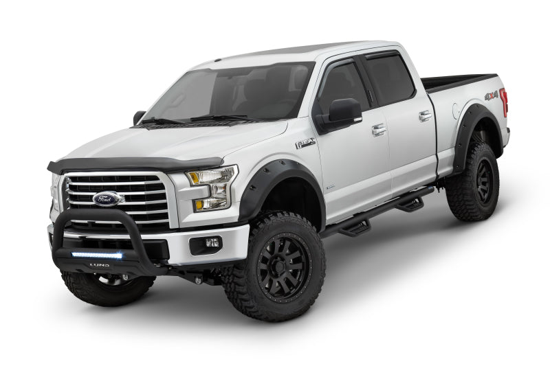 Load image into Gallery viewer, Lund 09-14 Ford F-150 (Excl Raptor) RX-Rivet Style Smooth Elite Series Fender Flares - Black (4 Pc.)
