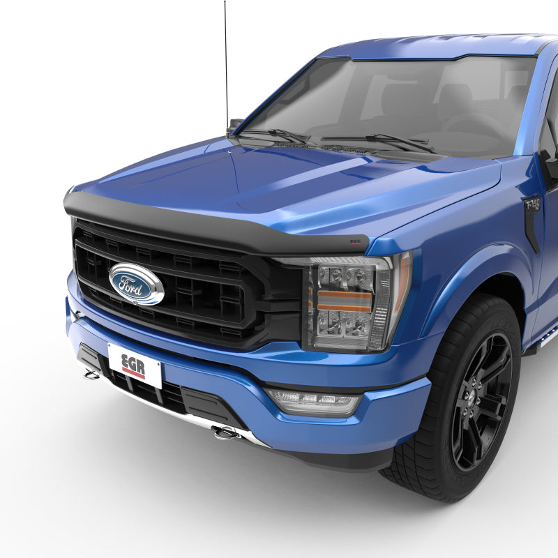 Load image into Gallery viewer, EGR 2021+ Ford F150 Superguard Hood Shield - Matte Black (303581)
