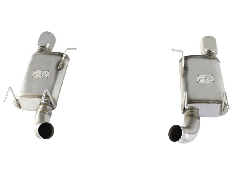 Load image into Gallery viewer, aFe MACHForce XP Exhaust 11-14 Ford Mustang GT V8-5.0L 3in. SS Axle-Back w/Polished Tips

