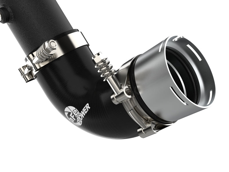 Load image into Gallery viewer, aFe Power 21-22 Ford Bronco L4-2.3L (t) BladeRunner 3 IN Aluminum Hot Charge Pipe Black
