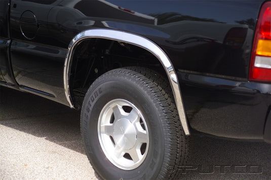 Putco 00-06 Chevrolet Suburban - Full w/o Fender Flares - 1.5in Wide Stainless Steel Fender Trim