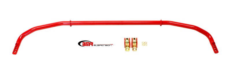 Load image into Gallery viewer, BMR 12-15 5th Gen Camaro Rear Hollow 32mm Adj. Sway Bar Kit w/ Bushings - Red
