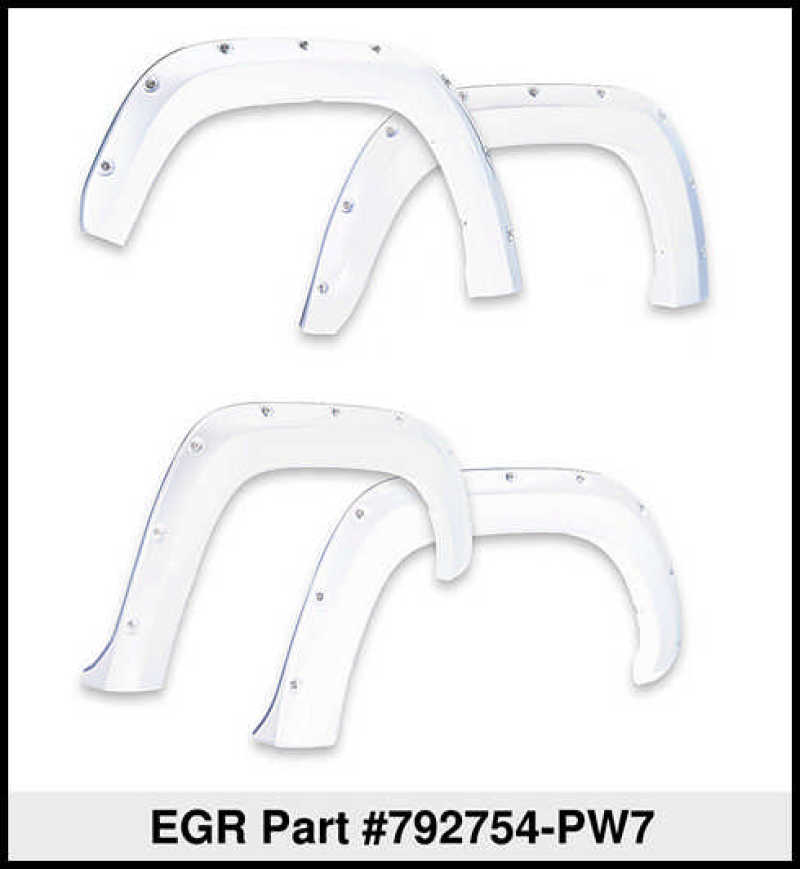 Load image into Gallery viewer, EGR 09+ Dodge Ram LD Sport Bolt-On Look Fender Flares - Set - Bright White
