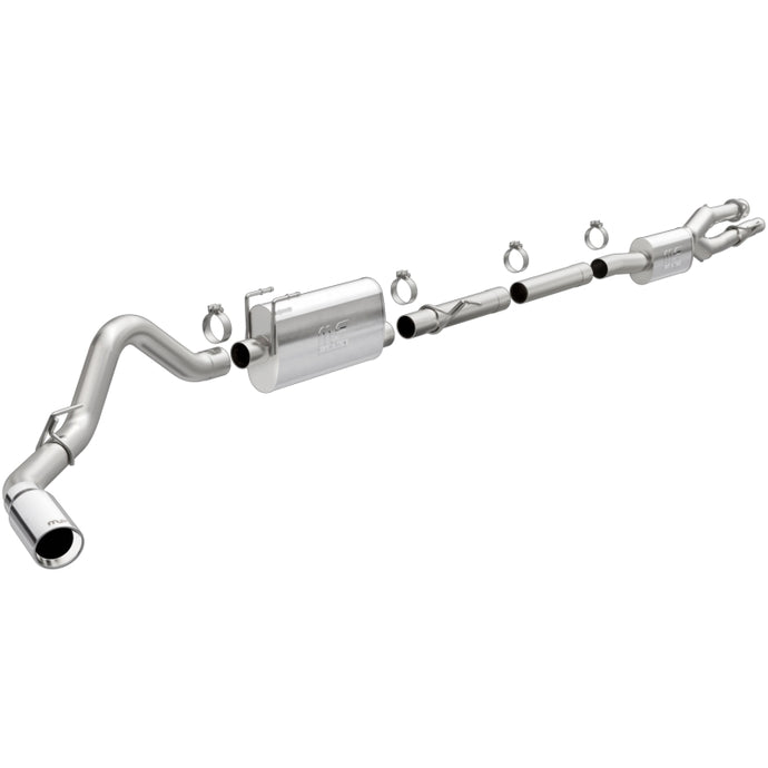 MagnaFlow 2020 Ford F250/F350 3.5in Street Series Cat-Back Exhaust Rear Passenger Exit-Polished Tip