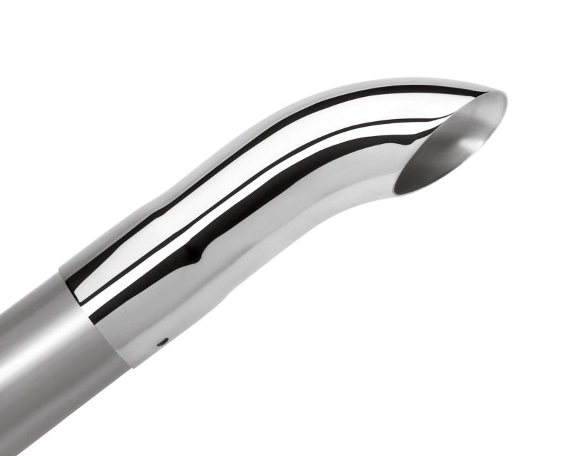 Load image into Gallery viewer, Borla Universal Polished Tip Single Round Turndown/Turnout (inlet 2 1/4in. Outlet 2 1/4in)
