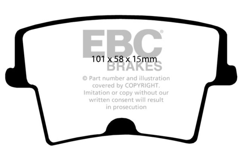 Load image into Gallery viewer, EBC 05-10 Chrysler 300C 5.7 Redstuff Rear Brake Pads
