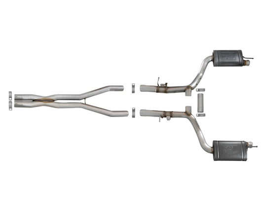 aFe POWER MACH Force-Xp 15-17 Dodge Challenger Hellcat V8-6.2L 304 SS Cat-Back Exhaust System