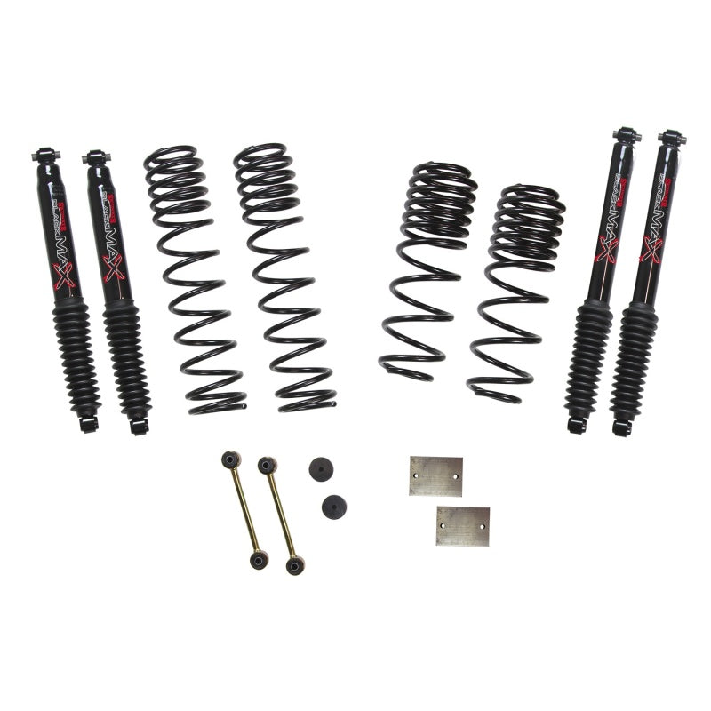 Load image into Gallery viewer, Skyjacker 2020 Jeep JL 4WD Diesel 1.5in Dual Rate Long Travel Sus Lift Kit w/ Black Max Shocks
