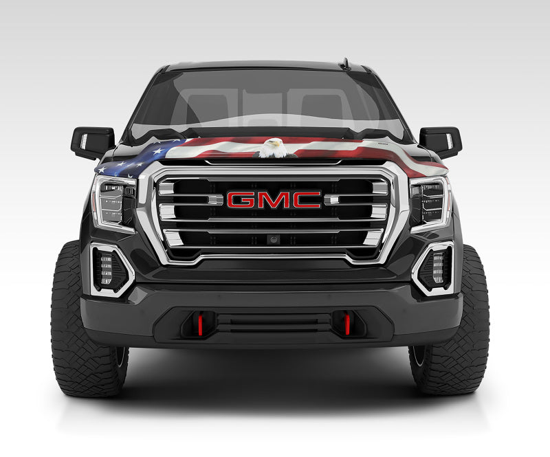 Load image into Gallery viewer, Stampede 19-23 GMC Sierra 1500 Vigilante Premium Hood Protector - Flag
