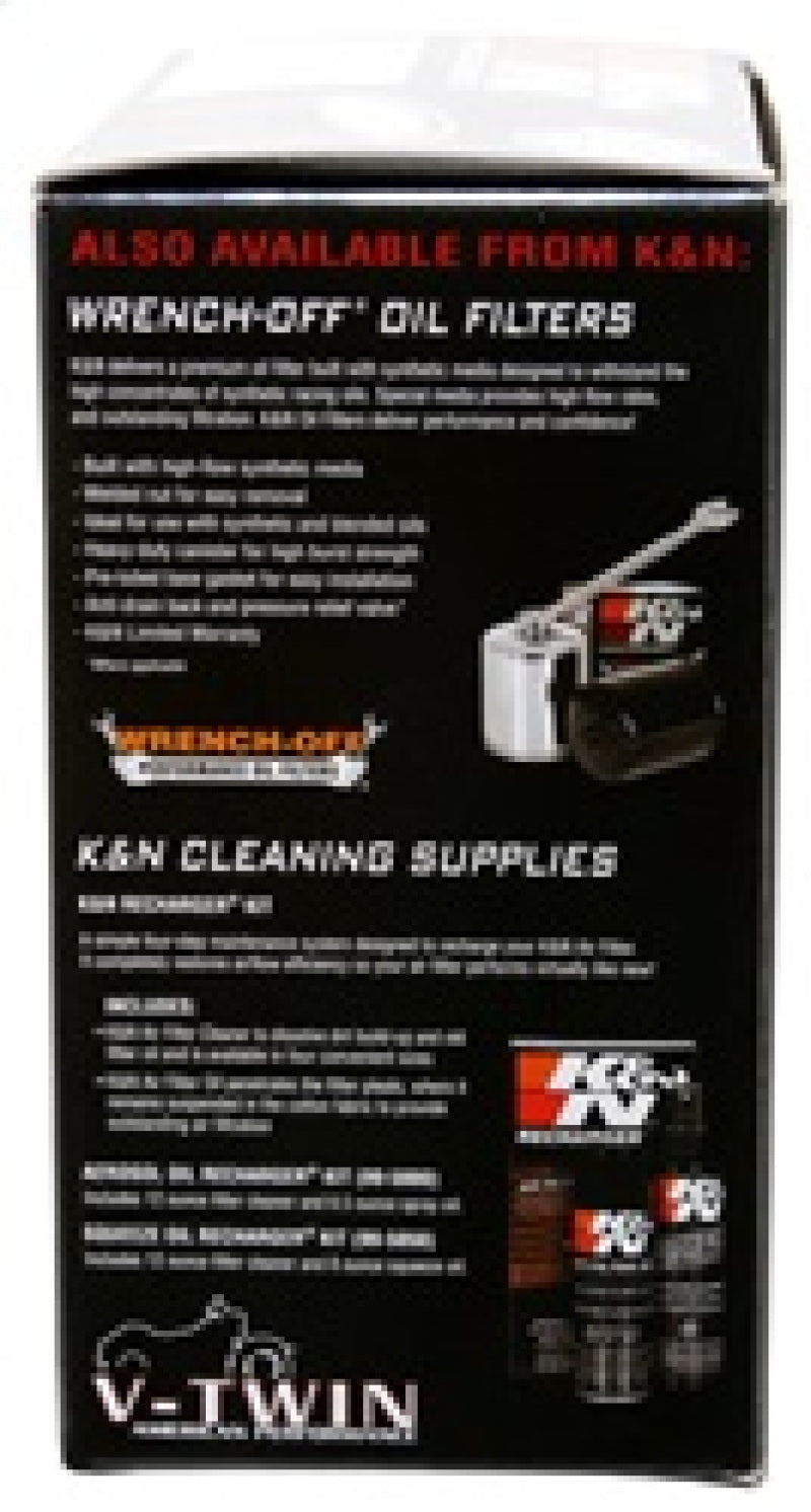 Load image into Gallery viewer, K&amp;N 4in ID / 5.5in OD / 2in H Custom Assembly Filter designed to fit Harley-Davidson Motorcycle

