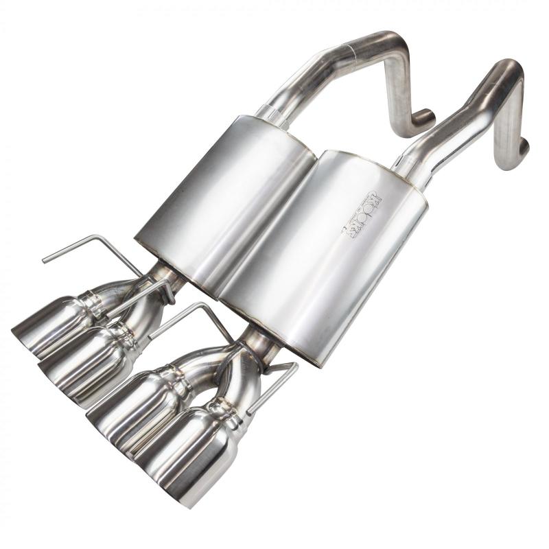 Load image into Gallery viewer, Kooks 06-13 Chevy Corvette C6 ZO6/ZR1 LS9/LS7 6.2L/7.0L OEM x 3in Axleback w/Pol tips
