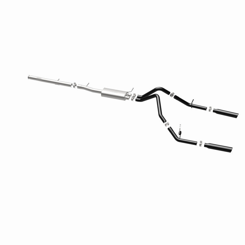 Load image into Gallery viewer, MagnaFlow SYS Cat-Back 3.5in Black Dual Split Rear Tips 10-13 Chevy Silverado / GMC Sierra 5.3L

