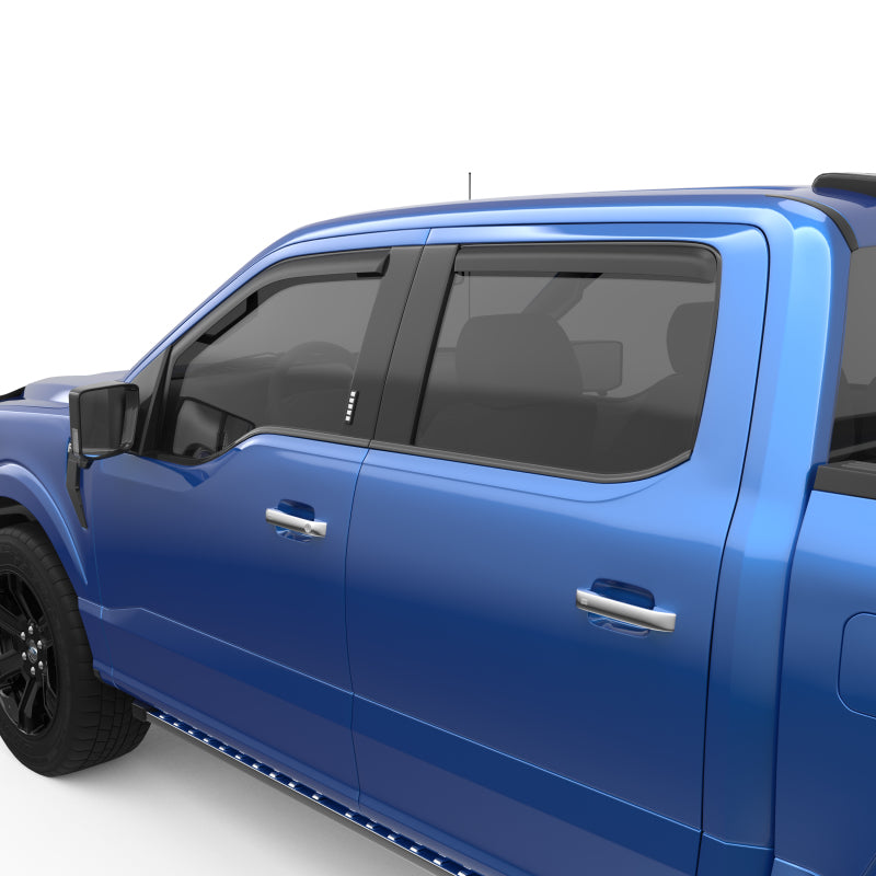 Load image into Gallery viewer, EGR 15+ Ford F150 Crew Cab In-Channel Window Visors - Set of 4 - Matte (573495)
