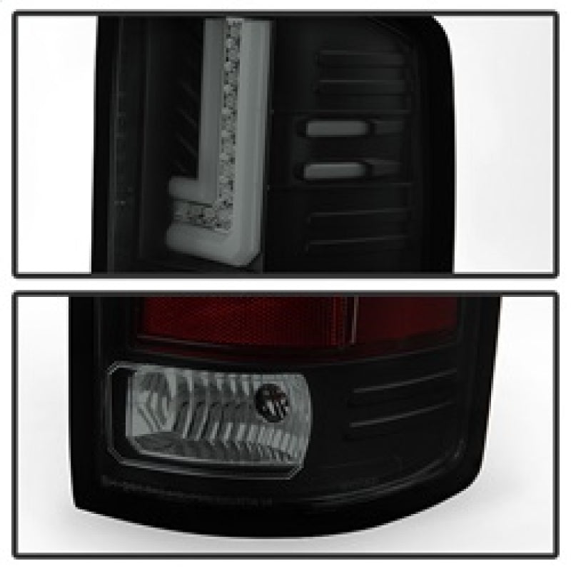 Load image into Gallery viewer, Spyder GMC Sierra 14-16 LED Tail Lights Black Smoke ALT-YD-GS14-LBLED-BSM
