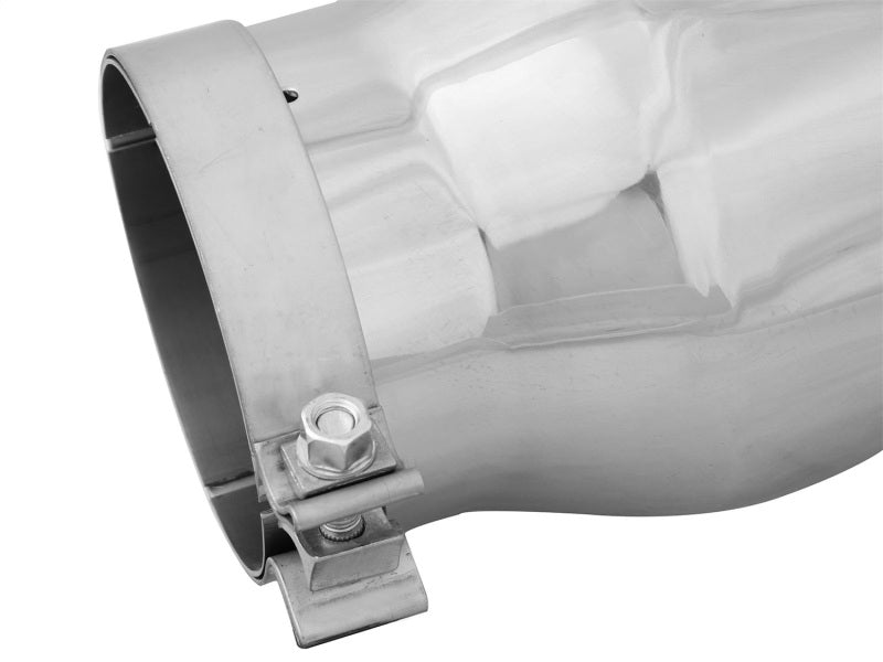 Load image into Gallery viewer, aFe MACH Force-Xp 5in Inlet x 7in Outlet x 15in length 304 Stainless Steel Exhaust Tip
