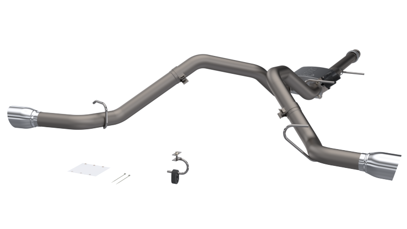 Load image into Gallery viewer, 2014-2018 Silverado/Sierra QTP Screamer Split Rear Exit Cat Back
