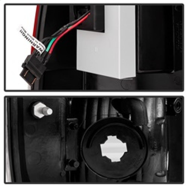 Load image into Gallery viewer, Spyder Ford Super Duty 08-15 Version 2 LED Tail Lights Red Clear ALT-YD-FS07-LED-G2-RC
