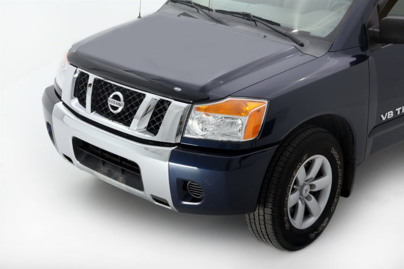 Load image into Gallery viewer, AVS 04-15 Nissan Armada Hoodflector Low Profile Hood Shield - Smoke
