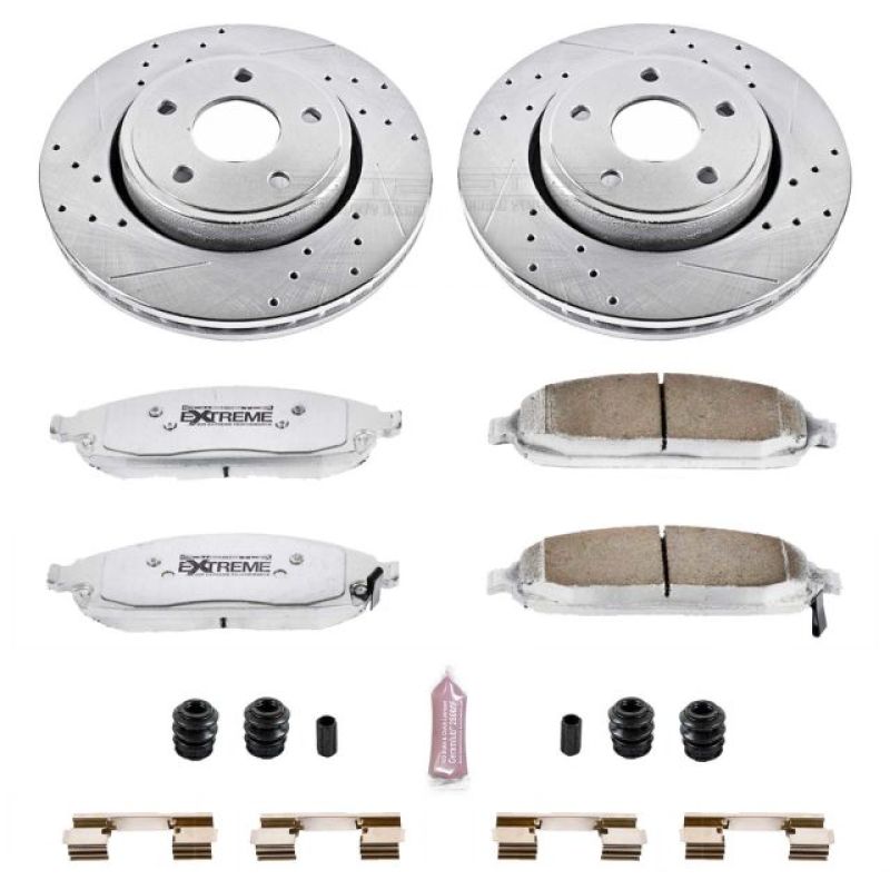Load image into Gallery viewer, Power Stop 06-10 Jeep Commander Front Z26 Street Warrior Brake Kit
