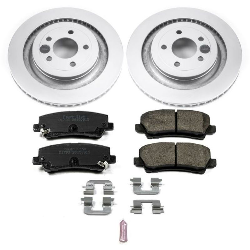 Load image into Gallery viewer, Power Stop 15-19 Ford Mustang Rear Z17 Evolution Geomet Coated Brake Kit
