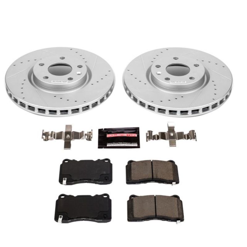 Load image into Gallery viewer, Power Stop 15-19 Chevrolet Corvette Front Z23 Evolution Sport Brake Kit

