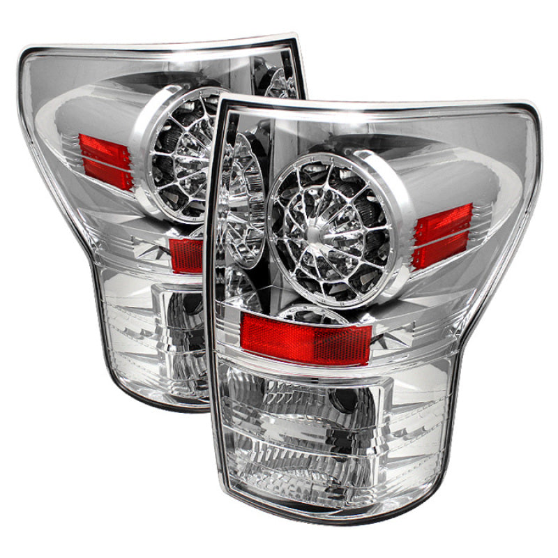 Load image into Gallery viewer, Spyder Toyota Tundra 07-13 LED Tail lights Chrome ALT-YD-TTU07-LED-C

