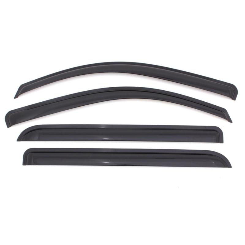 Load image into Gallery viewer, AVS 05-18 Toyota Hilux Access Cab Ventvisor Outside Mount Window Deflectors 4pc - Smoke
