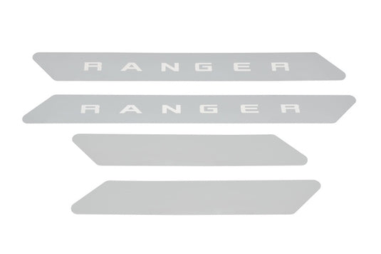 Putco 19-20 Ford Ranger SuperCrew - w/ RANGER Etching 4pcs SS Door Sills