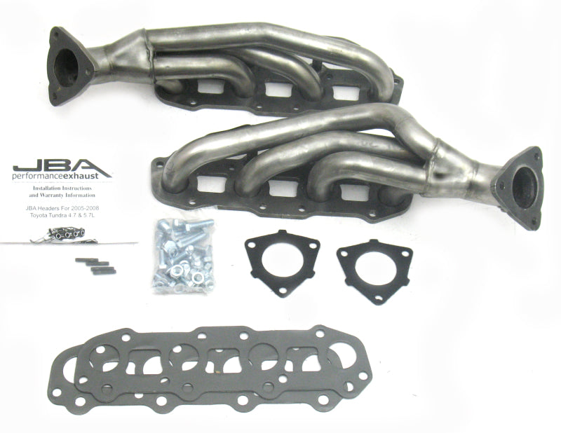 Load image into Gallery viewer, JBA 05-07 Toyota 4.7L V8 1-1/2in Primary Raw 409SS Cat4Ward Header
