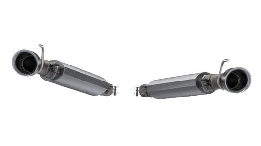 2016-2024 Chevrolet Camaro SS 6.2L QTP AR3 Dual Tip Axle Back