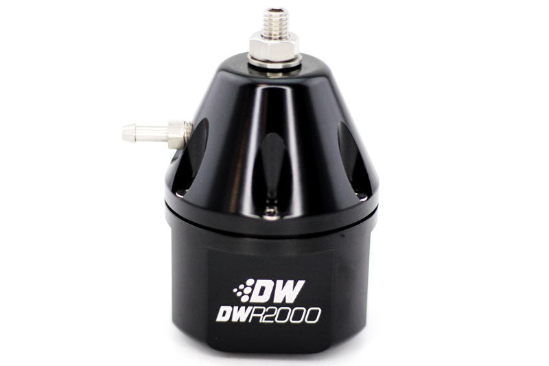 Load image into Gallery viewer, DeatschWerks DWR2000 Adjustable Fuel Pressure Regulator - Black
