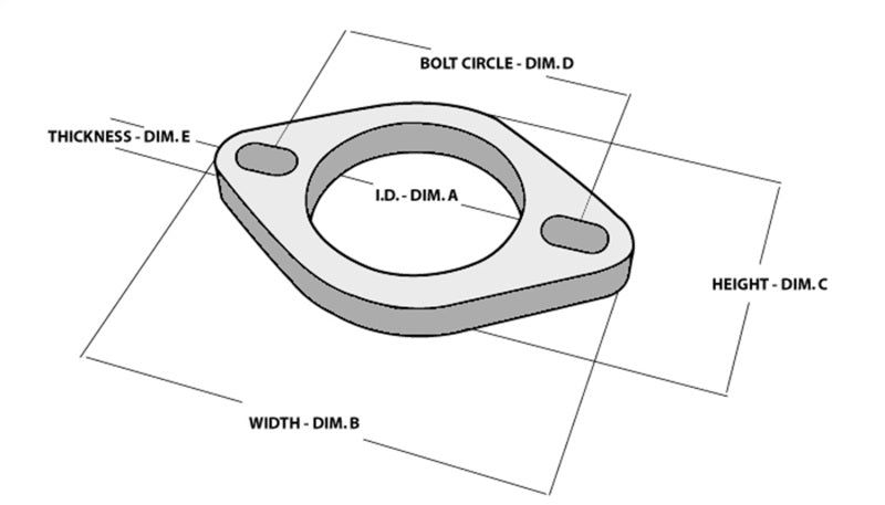 Load image into Gallery viewer, Vibrant 2-Bolt T304 SS Exhaust Flange (4in I.D.)
