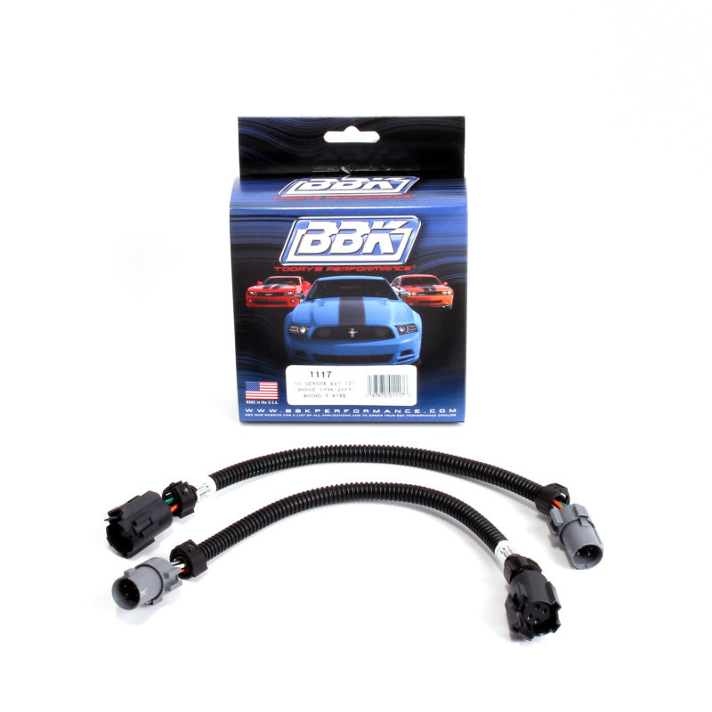 Load image into Gallery viewer, BBK 96-04 Dodge 4 Pin Round Style O2 Sensor Wire Harness Extensions 12 (pair)
