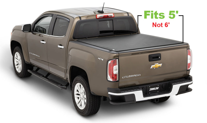 Load image into Gallery viewer, Tonno Pro 15-19 Chevy Colorado 5ft Fleetside Lo-Roll Tonneau Cover
