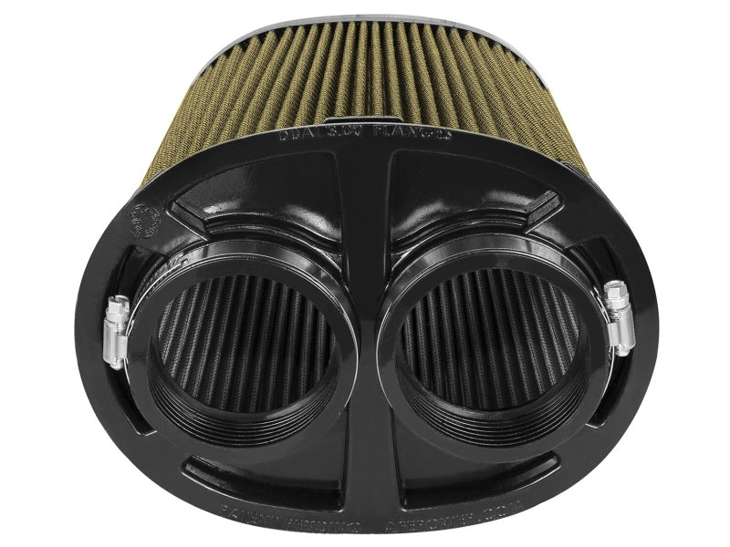 Load image into Gallery viewer, aFe Momentum Intake Rep Air Filter w/PG7 Media-3in F (Dual) x (8.25x6.25)in B x (7.25x5)in T x 9in H
