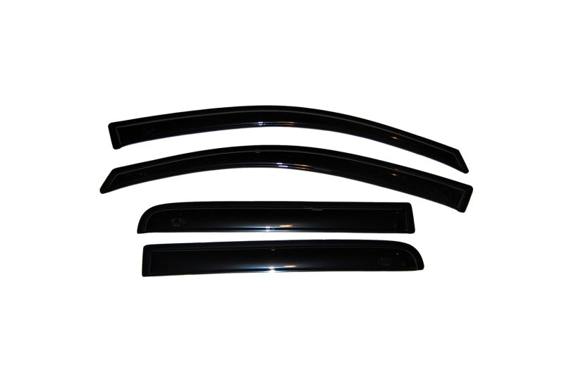 Load image into Gallery viewer, AVS 04-15 Nissan Titan Crew Cab Ventvisor Outside Mount Window Deflectors 4pc - Smoke
