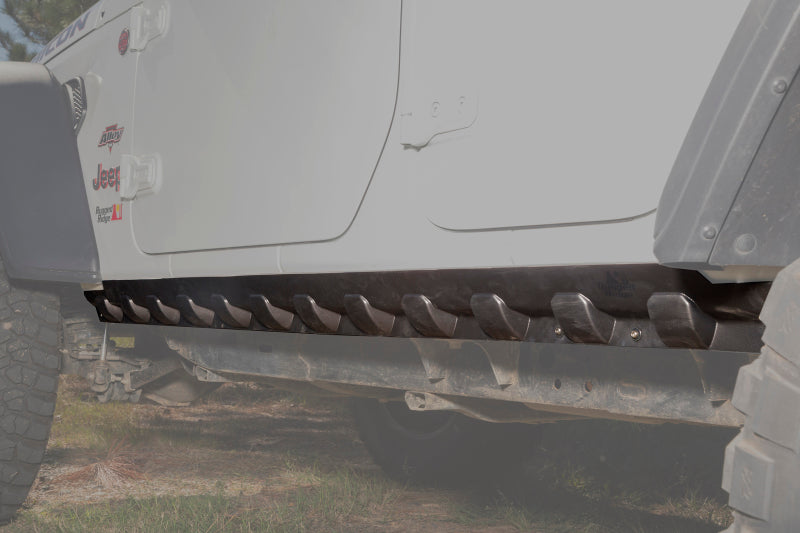 Load image into Gallery viewer, Rugged Ridge Rocker Guard Kit Body Armor 4 Door 18-20 Jeep Wrangler JL
