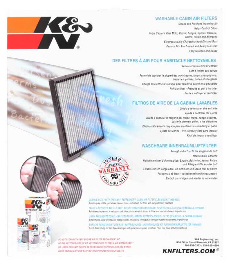 Load image into Gallery viewer, K&amp;N 05-10 Chrysler 300 3.5L Cabin Air Filter
